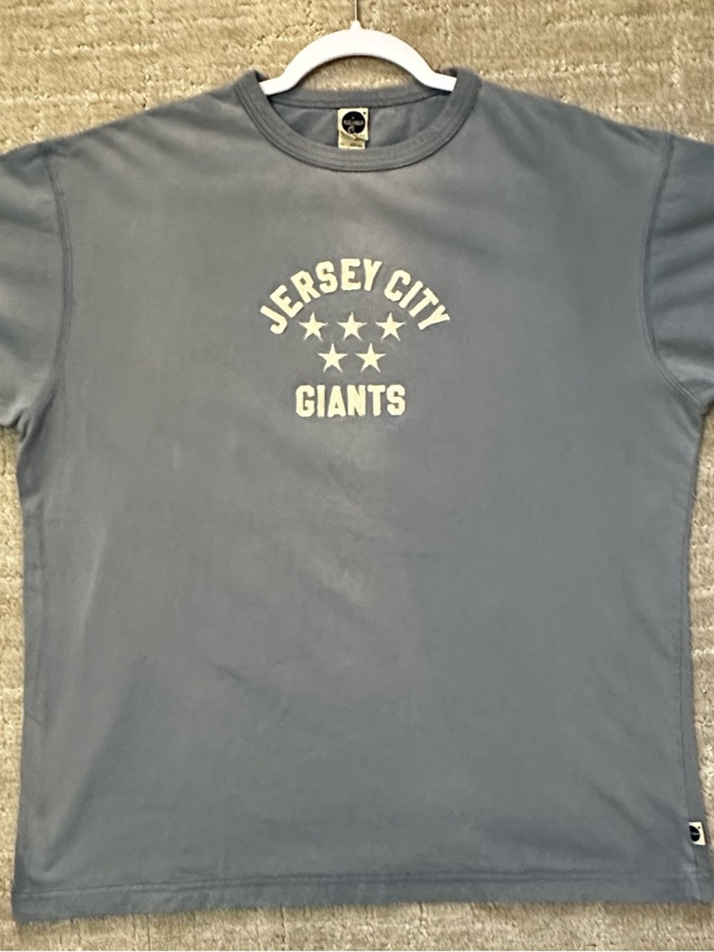 Jersey city giants Blue Marlin XL Tee - Dusty Blue